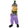 Figurina decorativa din rasina cu picioare mobile 17 cm fata / baiat lavanda, modele asortate