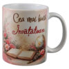 Cana din ceramica "Cea mai buna Invatatoare" 330 ml