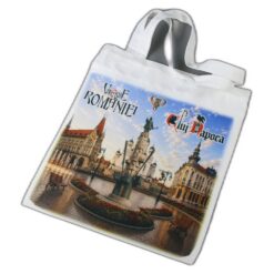 Sacosa textil "Cluj-Napoca" 30 x 35 cm, Valorile Romaniei