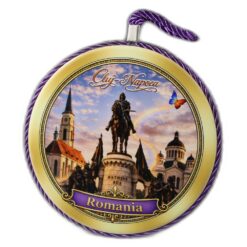 Decor perete din ceramica "Romania" Maramures 17 cm, mocanita