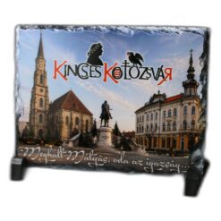 Placa ardezie "Kincses Kolozsvar" 19 x 14 cm