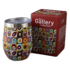 Alternative view of Cana termos 330 ml "Squares with Circles" de W. Kandinsky