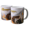 Cana din ceramica Maramures 330 ml, Romania, stampila