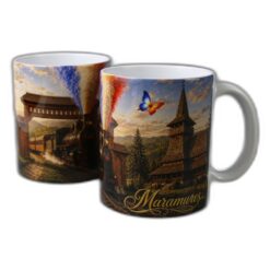 Cana ceramica "Romania" 330 ml, Maramures