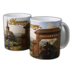 Cana ceramica "Maramures" 330 ml, poarta