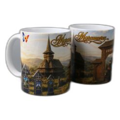 Alternative view of Cana ceramica "Maramures" 330 ml, poarta