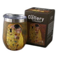 Alternative view of Cana termos 330 ml "The Kiss" de Gustav Klimt, in cutie decorativa