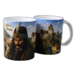 Cana ceramica "Castelul Bran" 330 ml, Vlad Tepes