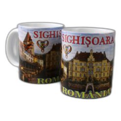 Cana ceramica "Sighisoara" 330 ml, Romania