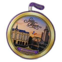 Decor perete din ceramica "Satu Mare" 17 cm, Romania
