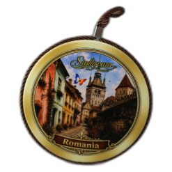 Decor perete din ceramica "Sighisoara" 17 cm, Romania