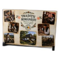 Placa decorativa "Traditii Romanesti" 30 x 20 cm, faianta