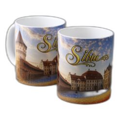 Alternative view of Cana ceramica "Sibiu" 330 ml, fluture