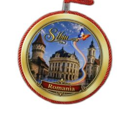 Decor perete din ceramica "Sibiu" 17 cm, Romania