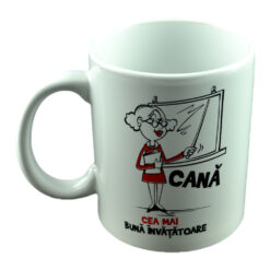 Alternative view of Cana ceramica 300 ml "Cea mai buna invatatoare", in cutie decorativa - Funny Mug