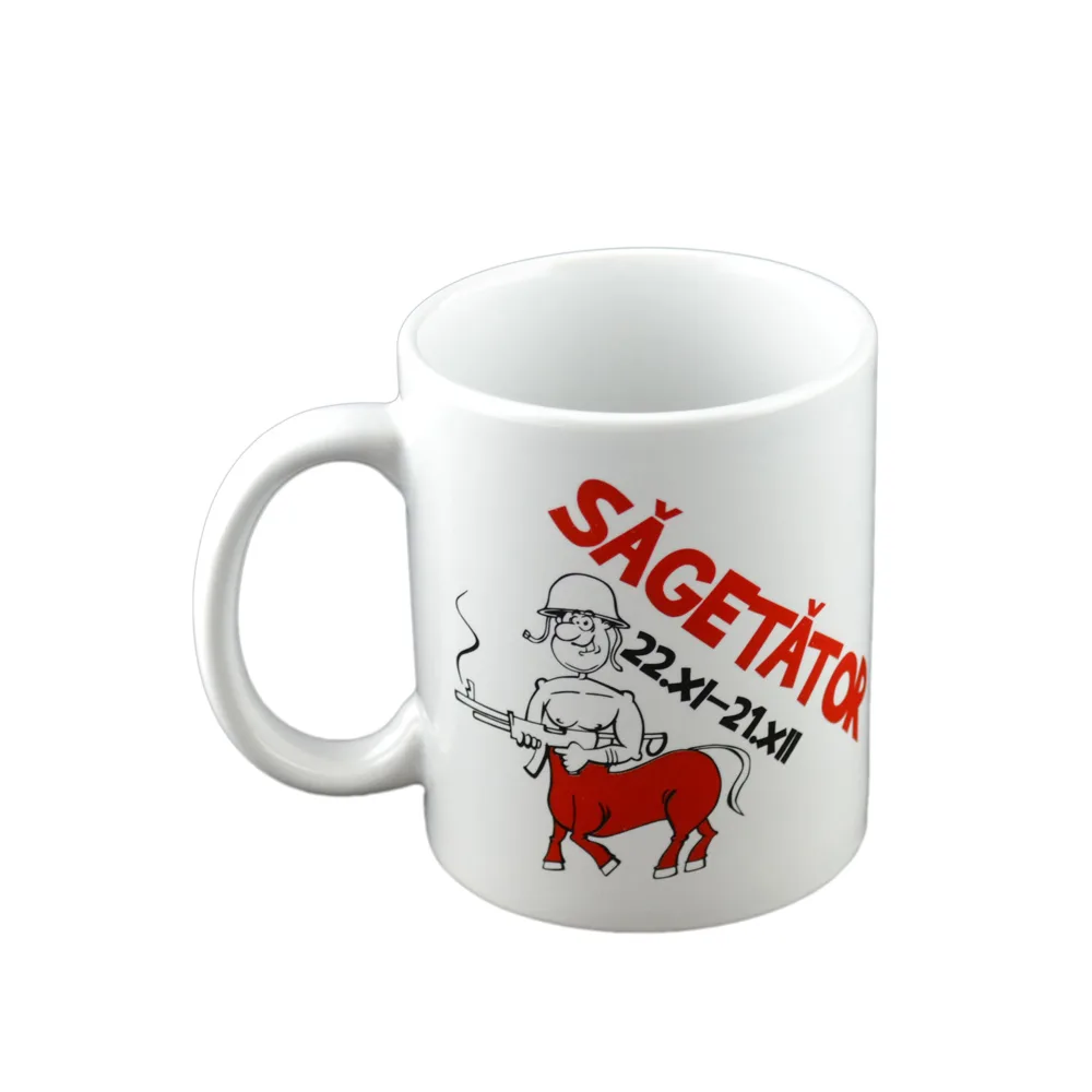 Cana ceramica 300 ml Zodiac "Sagetator", in cutie decorativa - imagine 2