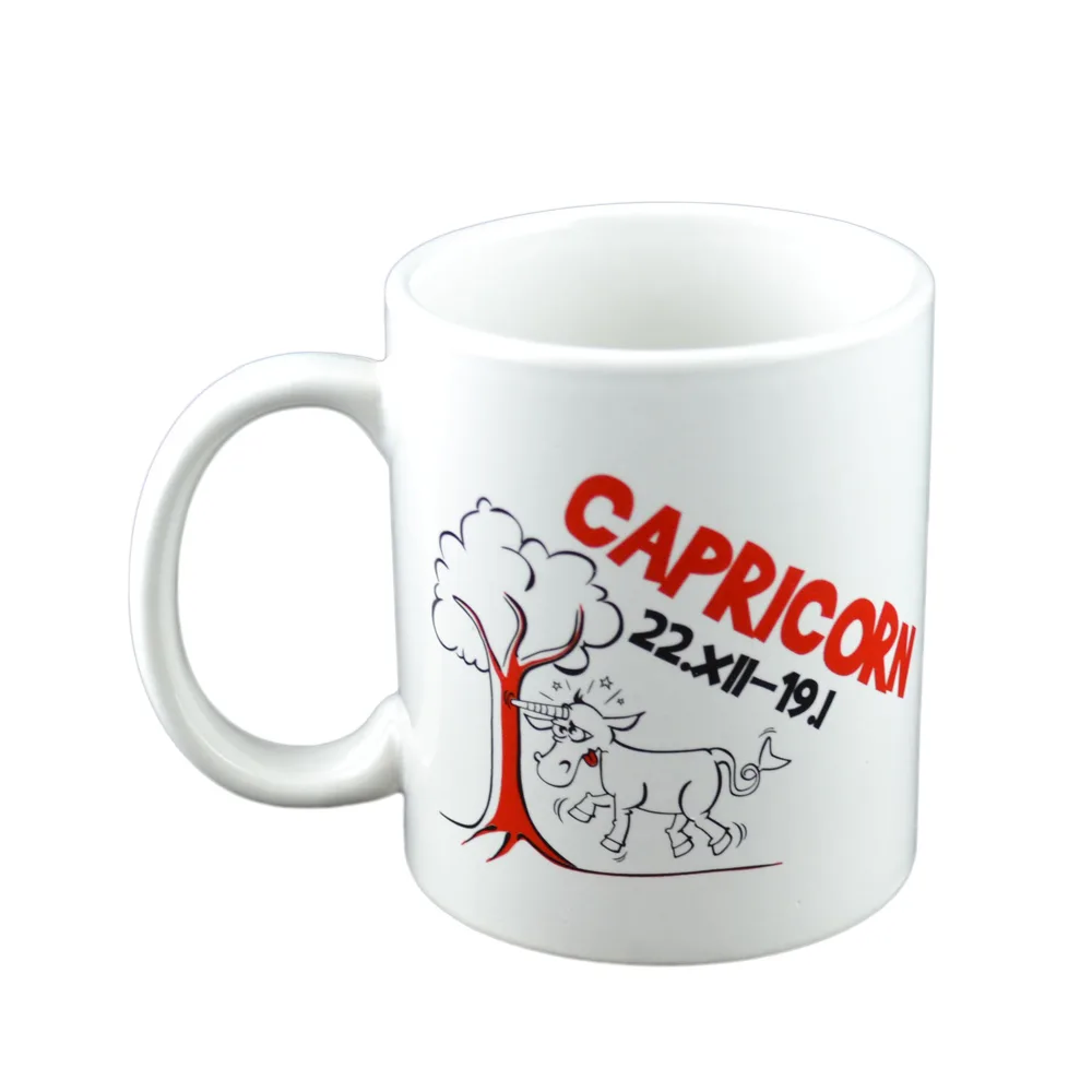 Cana ceramica 300 ml Zodiac "Capricorn", in cutie decorativa - imagine 2