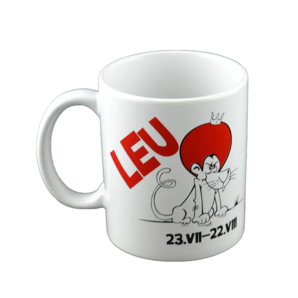 Cana ceramica 300 ml Zodiac "Leu", in cutie decorativa - imagine 2