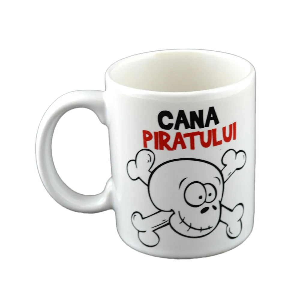 Cana ceramica 300 ml "Cana Piratului", in cutie decorativa - Funny Mug - imagine 2