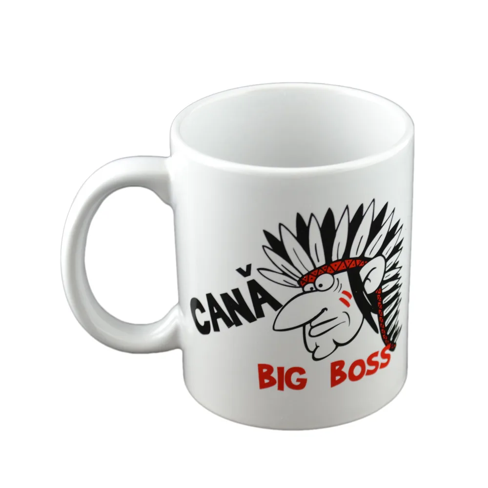 Cana ceramica 300 ml "Big Boss", in cutie decorativa - Funny Mug - imagine 2