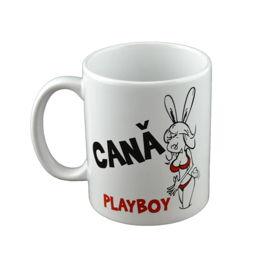 Cana ceramica 300 ml "Cana Playboy", in cutie decorativa - Funny Mug - imagine 2