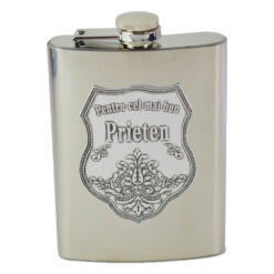 Plosca din inox "Pentru cel mai bun Prieten" 210 ml
