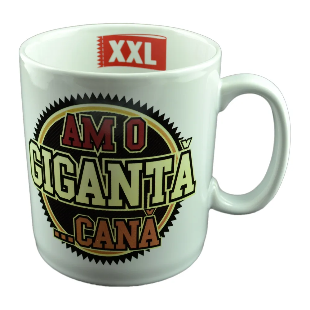 Cana ceramica XXL - "Am o giganta cana" 13 CM - imagine 2