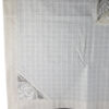 Fata de masa rustica din bumbac, 140 x 270 cm, cu danela trandafir