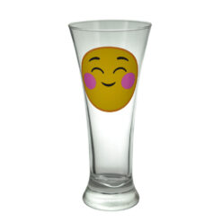 Alternative view of Pahar bere din sticla, Emotes Smile