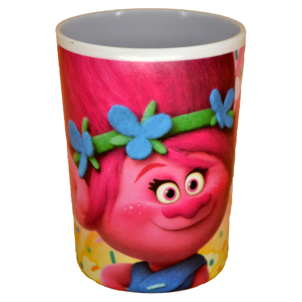 Pahar din melamina Trolls, 200 ml - imagine 2