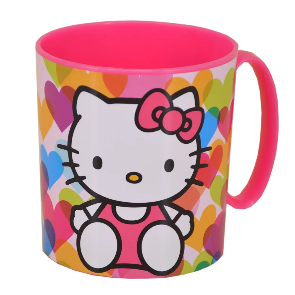 Cana din plastic Hello Kitty, 350 ml - imagine 2