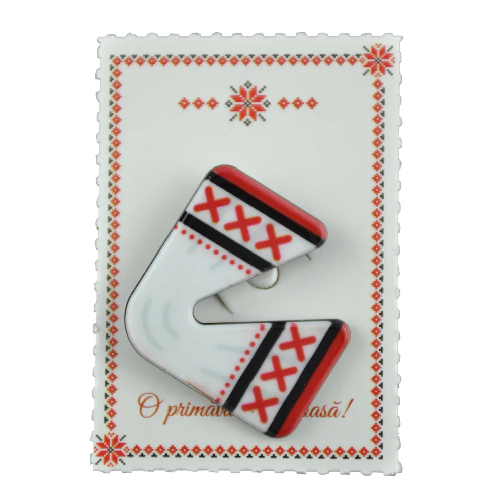 Martisor Brosa din plastic 5 CM - imagine 2