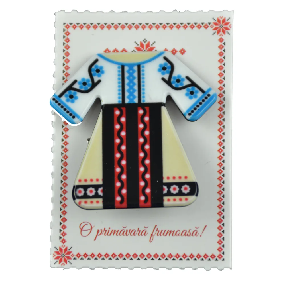 Martisor Brosa din plastic 5 CM - imagine 3