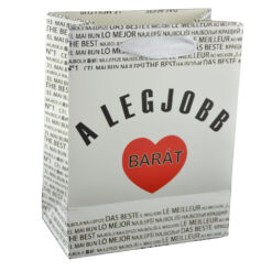 Punga cadou din hartie laminata 18x23CM - A legjobb barat/The best friend