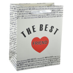 Alternative view of Punga cadou din hartie laminata 18x23CM - A legjobb barat/The best friend