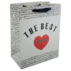 Alternative view of Punga cadou din hartie laminata 18x23 CM, A legjobb Barat/The Best Friend