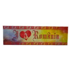 Alternative view of Magnet frigider din plastic Romania 17x5 CM, Modele variate
