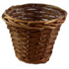 Cos pentru flori din rachita 19x15 CM - Maro