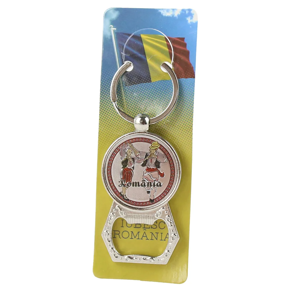 Breloc din metal cu desfacator sticle si calendar Eternety, 3.5 CM, Cuplu