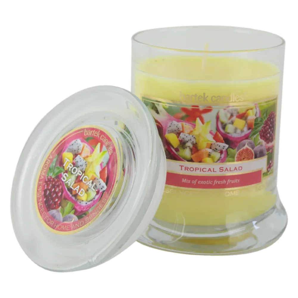 Lumanare parfumata in borcan de sticla Berries Ice Cream/Tropical Salad - imagine 2