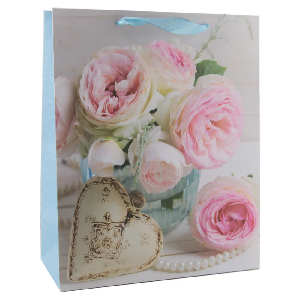Punga cadou din hartie 26?32 CM - Rose
