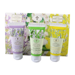 Set cadou cu 3 creme de maini Florentino  100 ml - Lavanda, Lacramioare, Mimoza