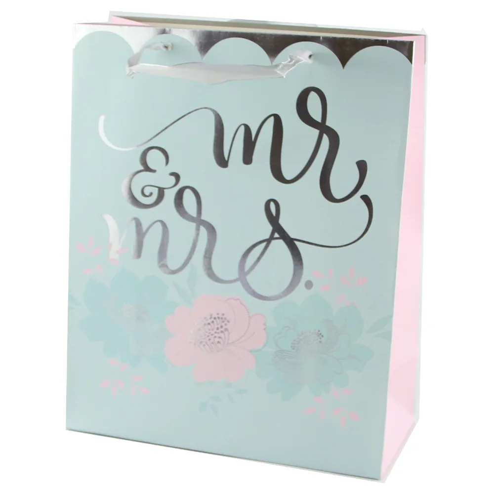 Punga cadou din hartie 26x32 CM - Mr&Mrs