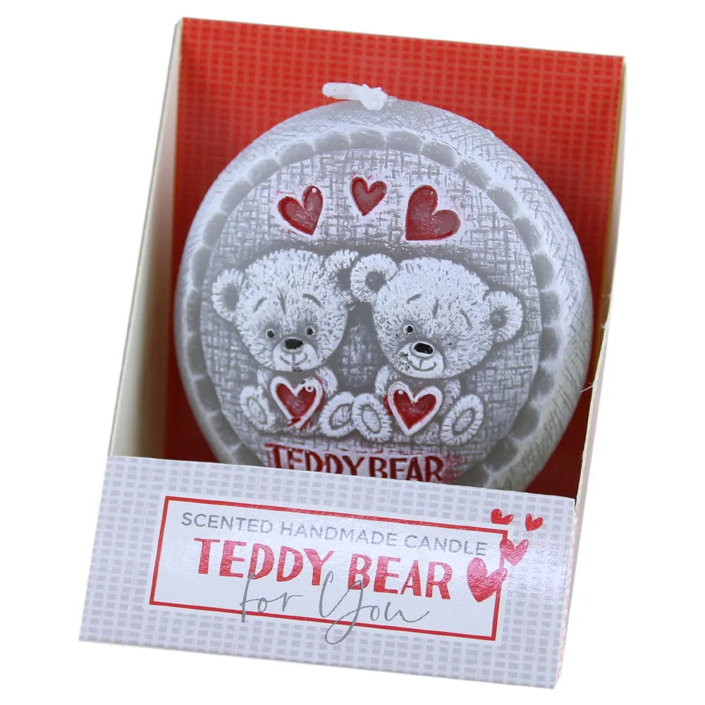 Lumanare parfumata dysk 8 CM Teddy Bear