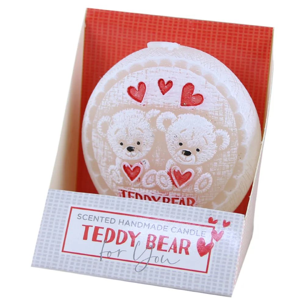 Lumanare parfumata dysk 8 CM Teddy Bear - imagine 2