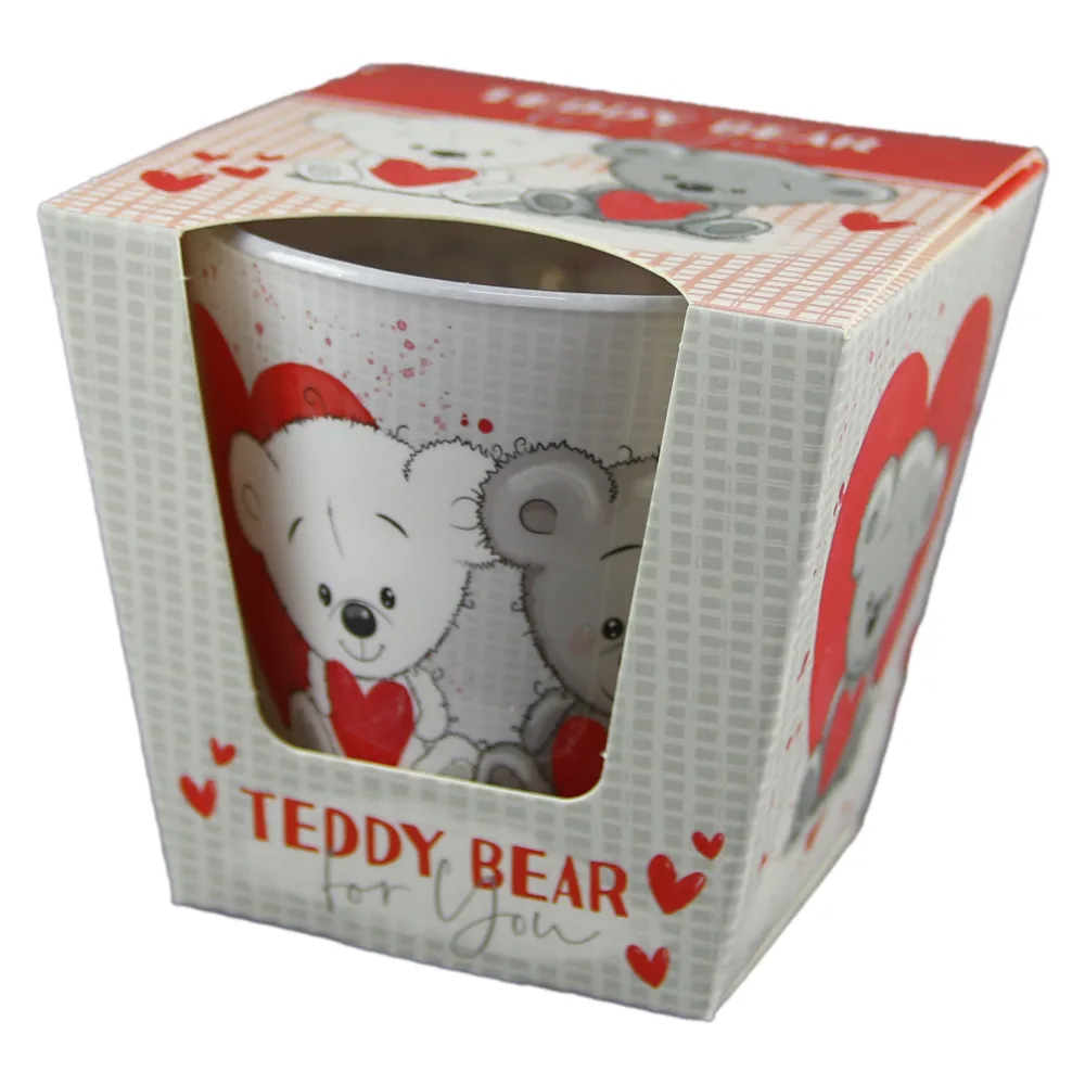 Lumanare parfumata in pahar 115 gr - Teddy Bear - imagine 2