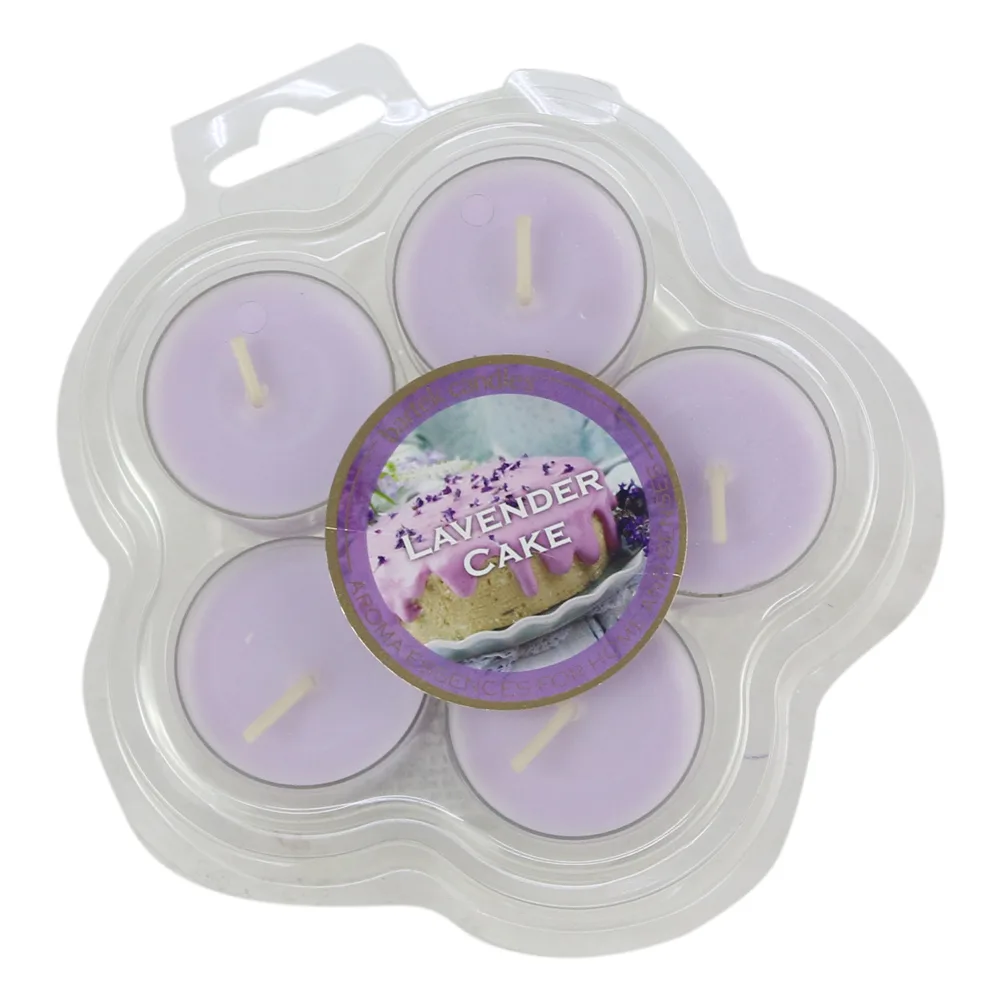 Set 5 lumanari parfumate Lavender Macaroons/Cake 3.5 CM - imagine 2