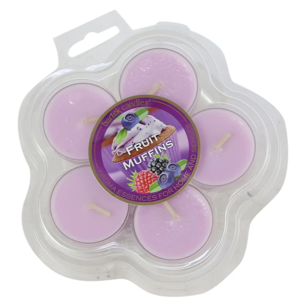 Set 5 lumanari parfumate Fruit Muffins 3.5 CM - imagine 2