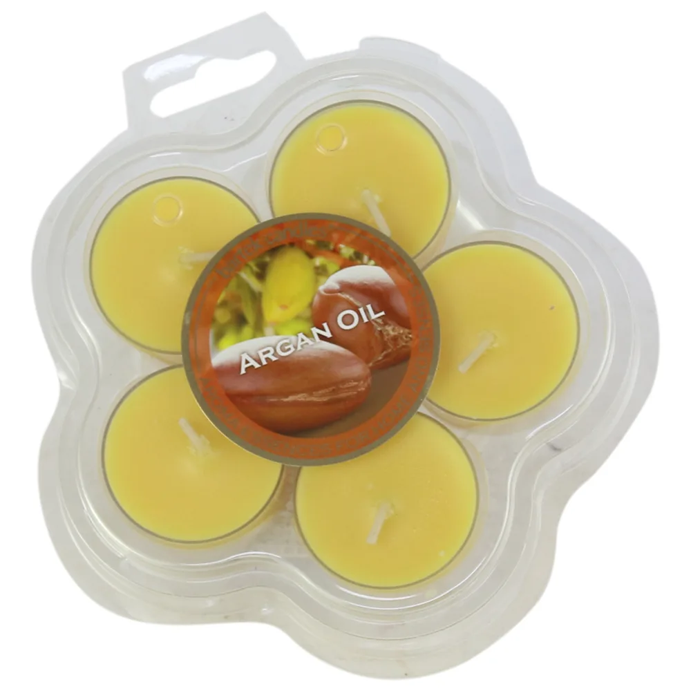 Set 5 lumanari parfumate Cotton/Argan Oil 3.5 CM - imagine 2