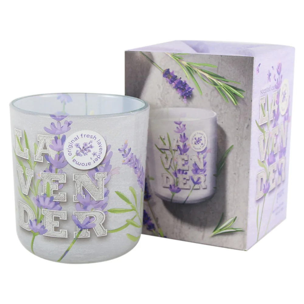 Lumanare parfumata in pahar Lavender 150 gr